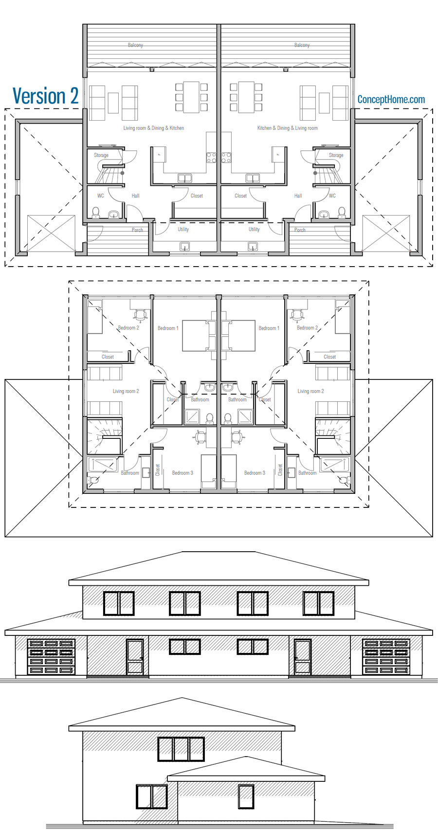 house design duplex-house-ch191d 30