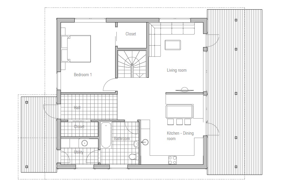 house design one-floor-home-plan-ch45 20