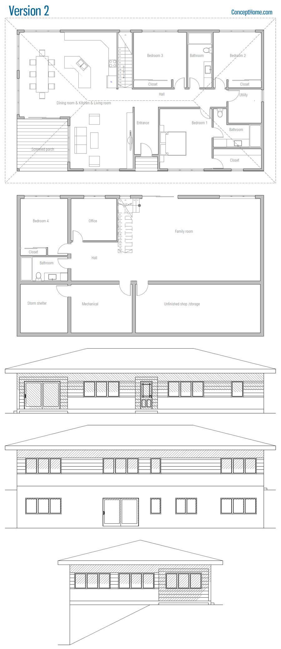 house design house-plan-ch385 14