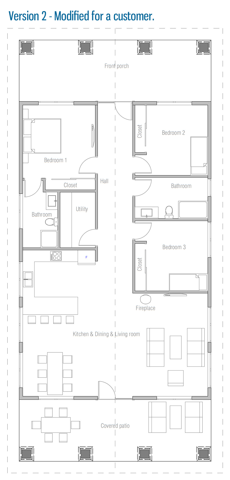 Home Plan CH446 House Plan