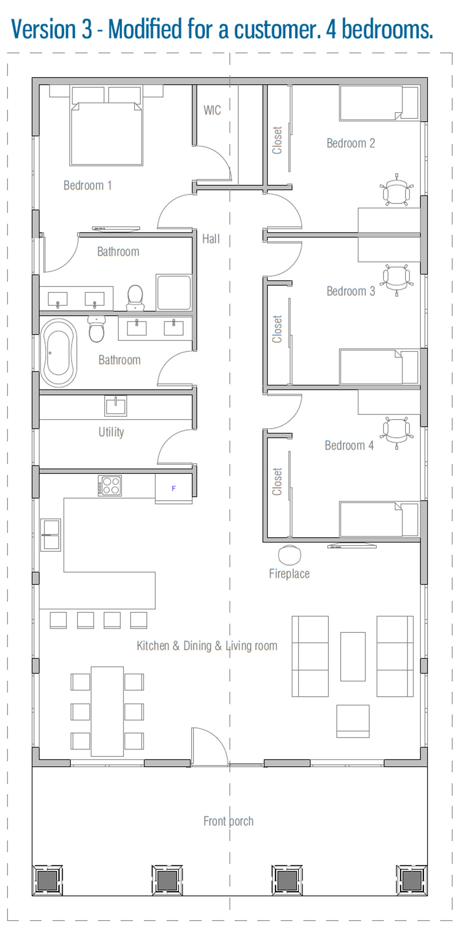 Home Plan CH446 House Plan