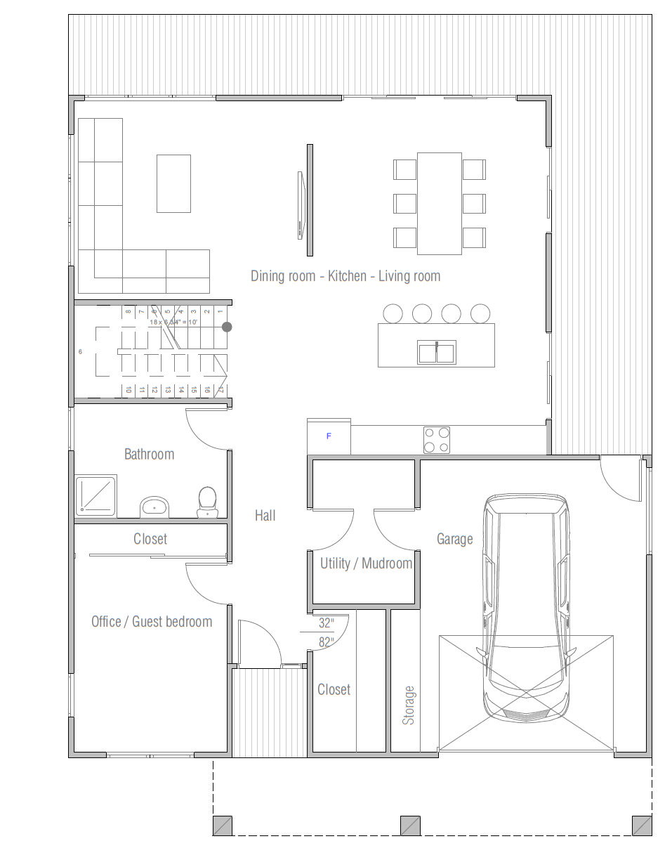 House Floor Plan Ch449 House Plan