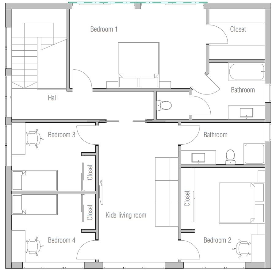 House Plan CH488 House Plan