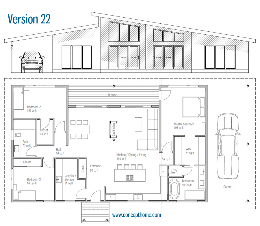 house design house-plan-ch517 78