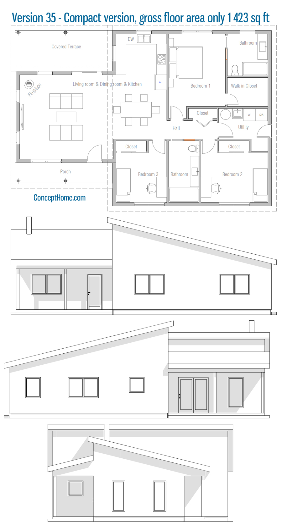 house design house-plan-ch564 87