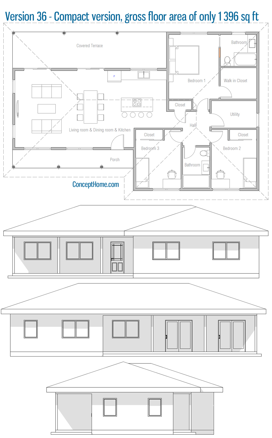 house design house-plan-ch564 89