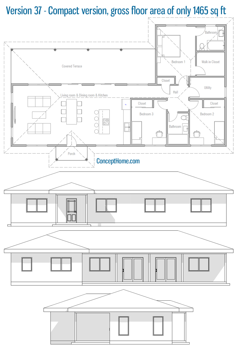 house design house-plan-ch564 91