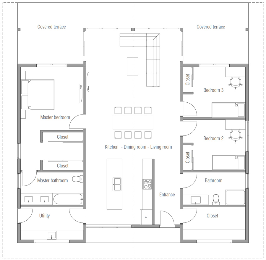  Home  Plan  CH568 House  Plan 