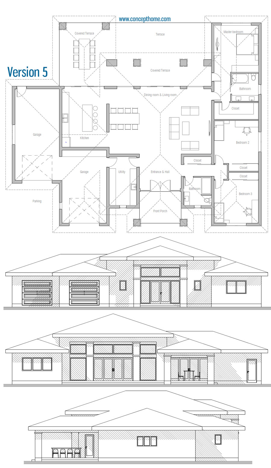 house design house-plan-ch569 34