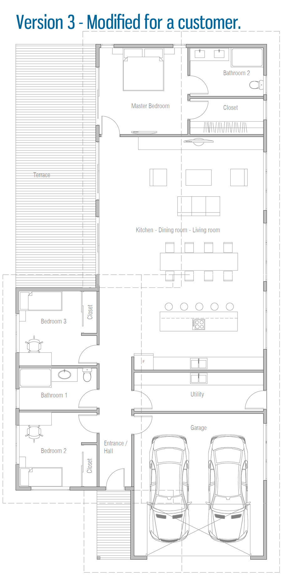 House Floor Plan CH603 House Plan