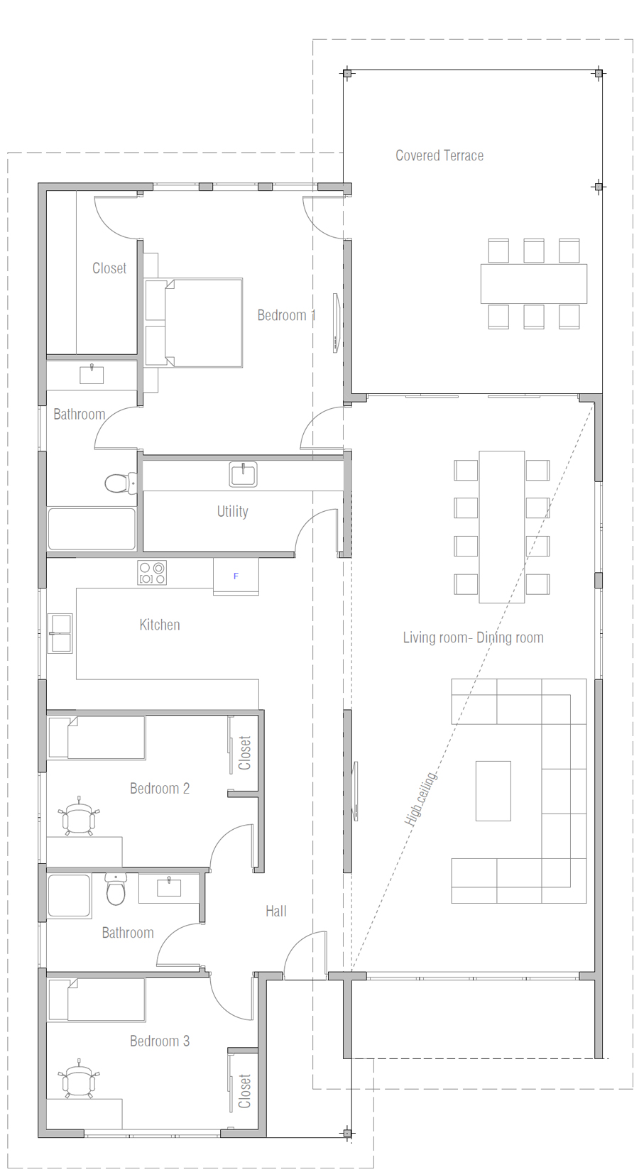 Home Plan CH614 House Plan