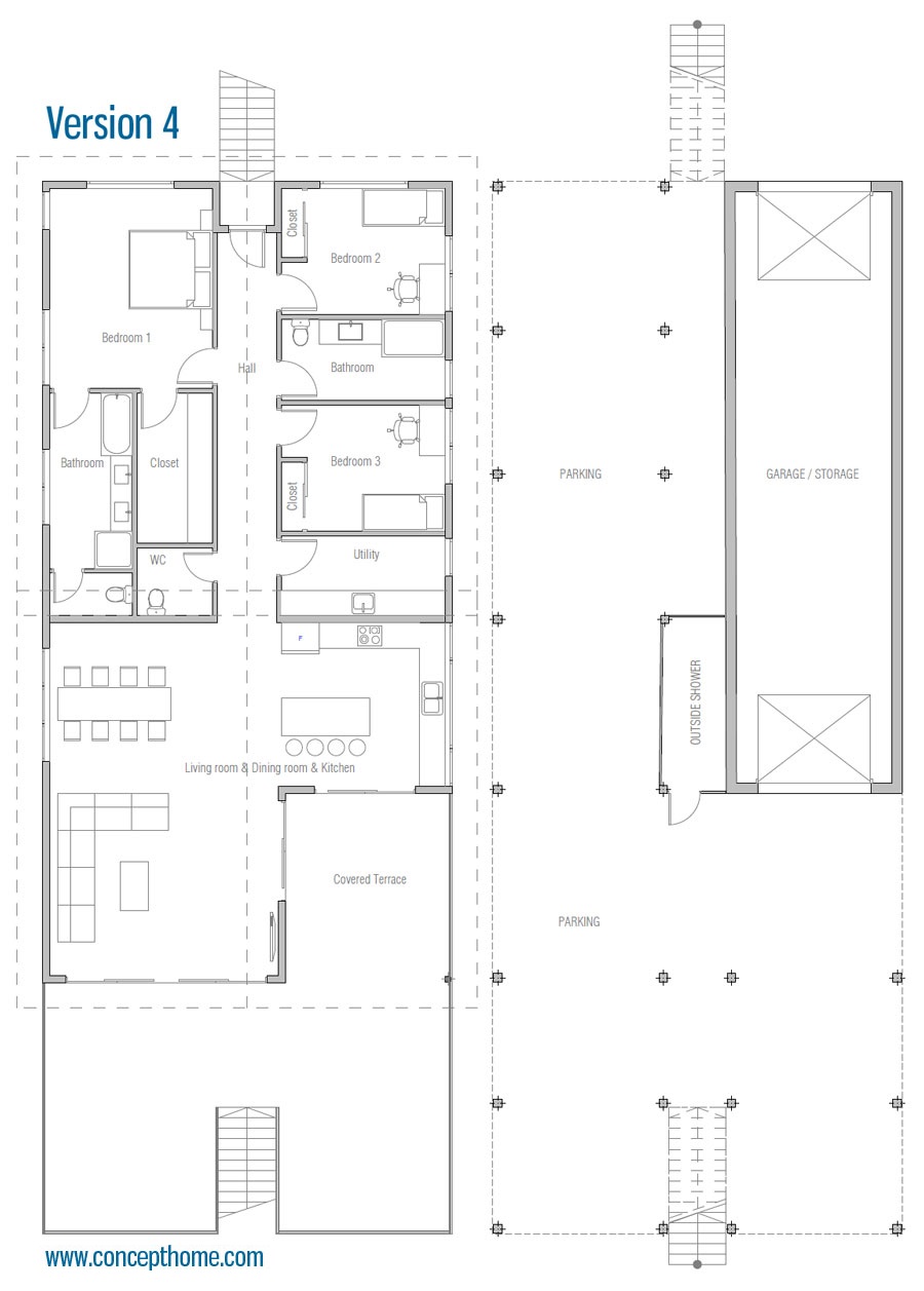 house design house-plan-ch540 34