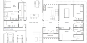 Modern House Plan CH286