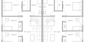 Duplex House Plan CH404D