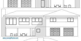 coastal house plans 30 HOUSE PLAN CH679 V4 elevations.jpg